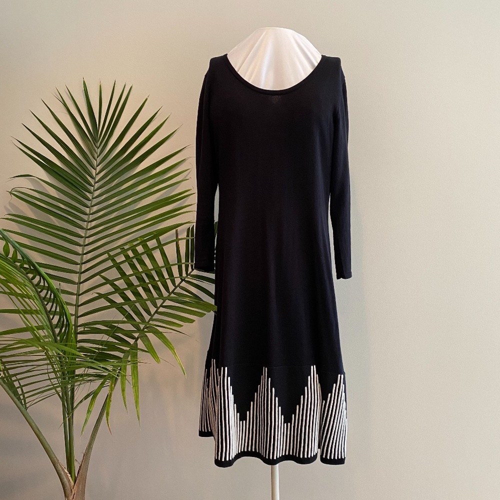 Nine West Black Sweater Dress / M